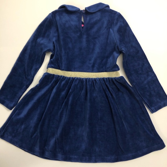 NWOT Mini Boden Velour Appliqué Dress - Picture 7 of 7